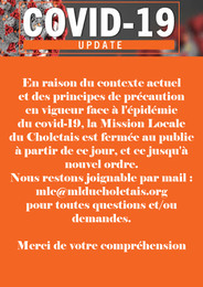 Covid-19 - Information importante